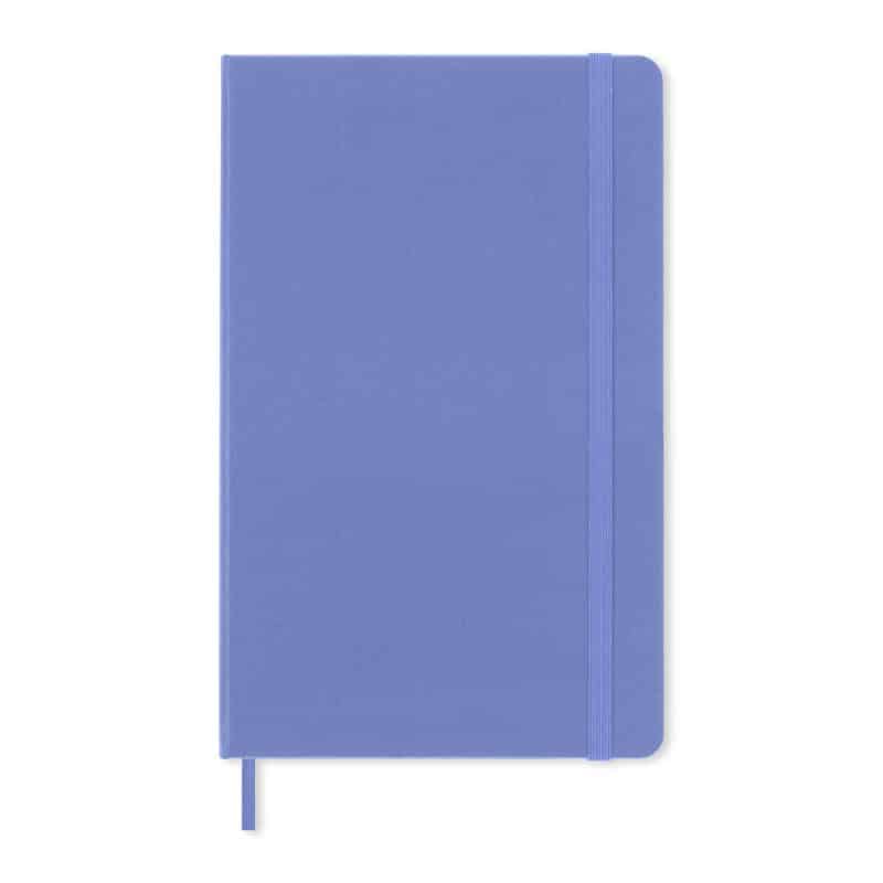 Custom Moleskine Hard Cover Ruled Large Notebook - Hydrangea Blue - 1