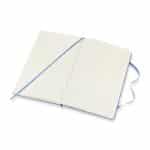 Custom Moleskine Hard Cover Ruled Large Notebook - Hydrangea Blue - 3