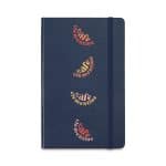 Custom Moleskine Hard Cover Ruled Large Notebook - Navy Blue