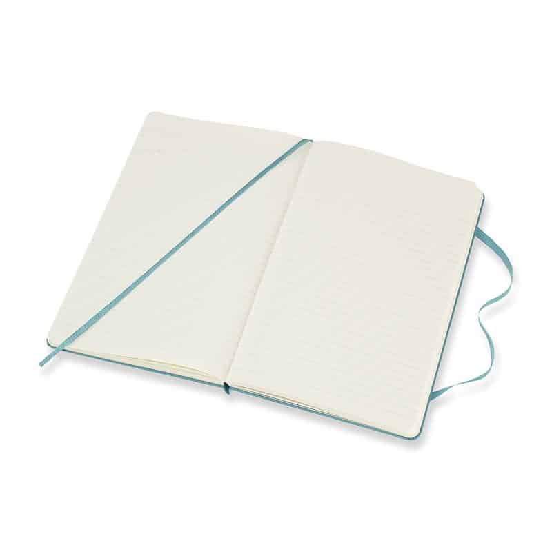 Custom Moleskine Hard Cover Ruled Large Notebook - Reef Blue - 2