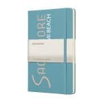 Custom Moleskine Hard Cover Ruled Large Notebook - Reef Blue - 5