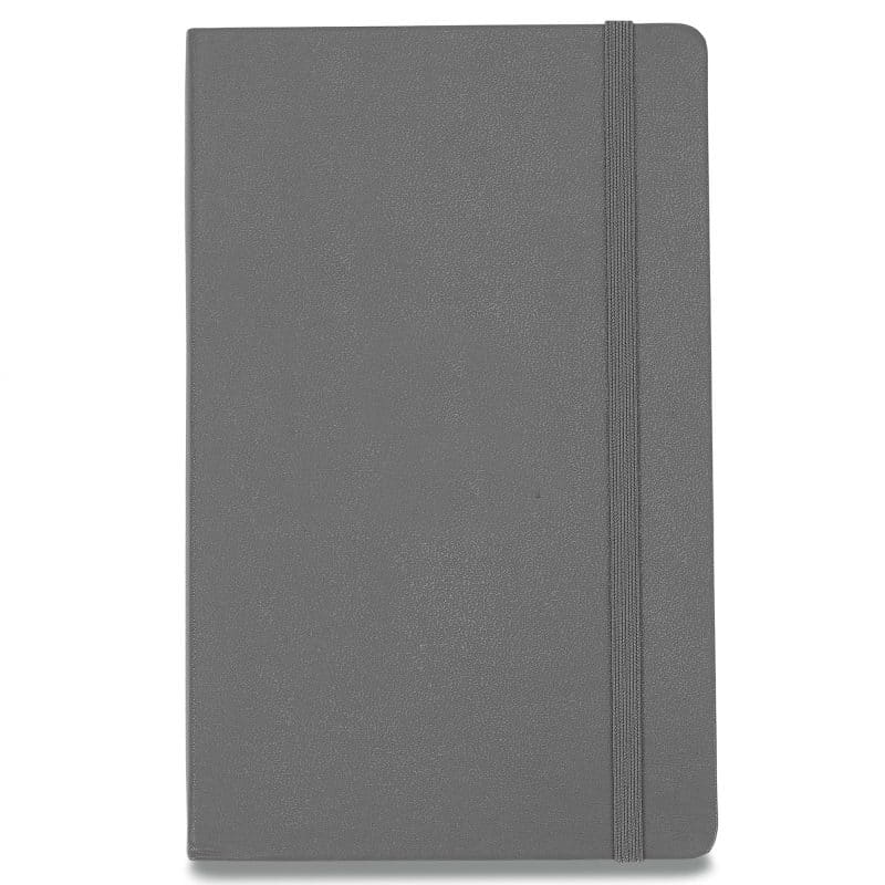 Custom Moleskine Hard Cover Ruled Large Notebook - Slate Grey - 1