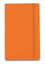 Custom Moleskine Hard Cover Ruled Large Notebook - True Orange - 1