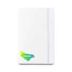 Custom Moleskine Hard Cover Ruled Large Notebook - White
