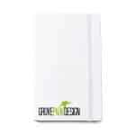 Custom Moleskine Hard Cover Ruled Large Notebook - White - 2
