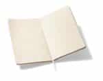 Custom Moleskine Hard Cover Ruled Large Notebook - White - 3