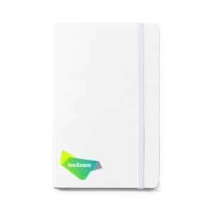 Custom Moleskine Hard Cover Ruled Large Notebook - White