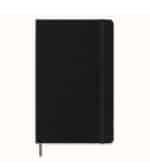 Custom Moleskine Hard Cover Ruled Large Smart Notebook - Black - 1