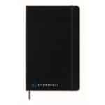 Custom Moleskine Hard Cover Ruled Large Smart Notebook - Black