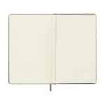 Custom Moleskine Hard Cover Ruled Large Smart Notebook - Black - 3