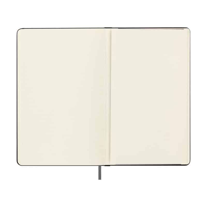 Custom Moleskine Hard Cover Ruled Large Smart Notebook - Black - 3