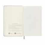 Custom Moleskine Hard Cover Ruled Large Smart Notebook - Black - 4