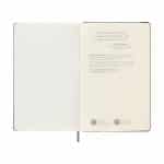Custom Moleskine Hard Cover Ruled Large Smart Notebook - Black - 5