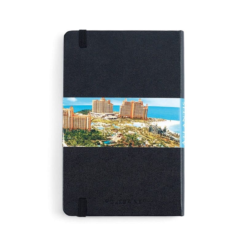 Custom Moleskine Hard Cover Ruled Medium Notebook - Black - 2