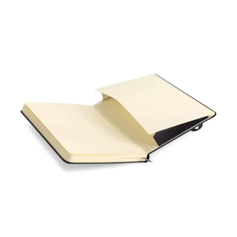 Custom Moleskine Hard Cover Ruled Medium Notebook - Black - 4