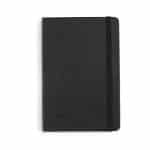 Custom Moleskine Hard Cover Ruled Medium Notebook - Black - 5