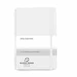 Custom Moleskine Hard Cover Ruled Medium Notebook - White