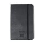 Custom Moleskine Hard Cover Ruled Pocket Notebook - Black