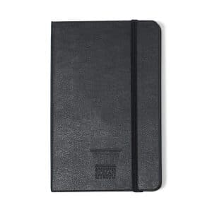 Custom Moleskine Hard Cover Ruled Pocket Notebook - Black