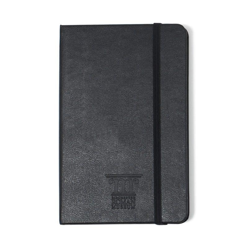 Custom Moleskine Hard Cover Ruled Pocket Notebook - Black