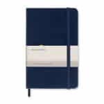 Custom Moleskine Hard Cover Ruled Pocket Notebook - Sapphire Blue - 2