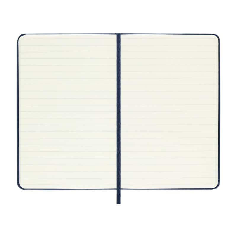 Custom Moleskine Hard Cover Ruled Pocket Notebook - Sapphire Blue - 3