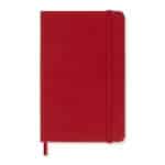 Custom Moleskine Hard Cover Ruled Pocket Notebook - Scarlet Red - 1