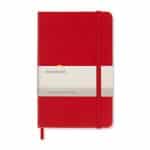 Custom Moleskine Hard Cover Ruled Pocket Notebook - Scarlet Red - 2