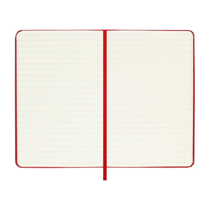 Custom Moleskine Hard Cover Ruled Pocket Notebook - Scarlet Red - 3