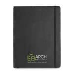 Custom Moleskine Hard Cover Ruled X-Large Notebook - Black