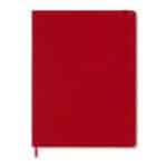 Custom Moleskine Hard Cover Ruled X-Large Notebook - Scarlet Red - 1