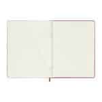 Custom Moleskine Hard Cover Ruled X-Large Notebook - Scarlet Red - 4