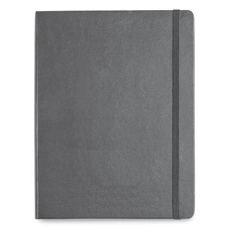 Custom Moleskine Hard Cover Ruled X-Large Notebook - Slate Grey - 1