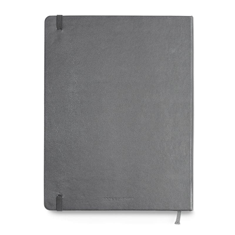 Custom Moleskine Hard Cover Ruled X-Large Notebook - Slate Grey - 3
