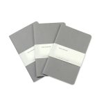 Custom Moleskine Large Cahier 3-Pack - Pebble Grey - 1