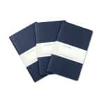 Custom Moleskine Large Cahier and GO Pen Gift Set - Sapphire Blue - Sapphire Blue - 2