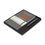 Custom Moleskine Large Notebook and GO Pen Gift Set - Slate Grey - Slate Grey