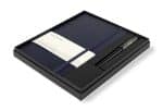 Custom Moleskine Large Notebook and Kaweco Pen Gift Set - Navy Blue - 1