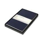 Custom Moleskine Large Volant Gift Set - Navy Blue - 1