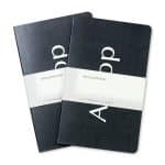 Custom Moleskine Large Volant and GO Pen Gift Set - Black - 2