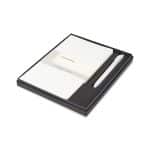 Custom Moleskine Large Volant and GO Pen Gift Set - White - 1