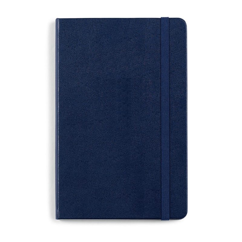 Custom Moleskine Medium Notebook and GO Pen Gift Set - Navy Blue - Sapphire Blue - 2