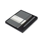 Custom Moleskine Medium Notebook and GO Pen Gift Set - Slate Grey - Slate Grey - 1