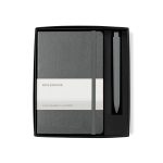 Custom Moleskine Medium Notebook and GO Pen Gift Set - Slate Grey - Slate Grey - 2