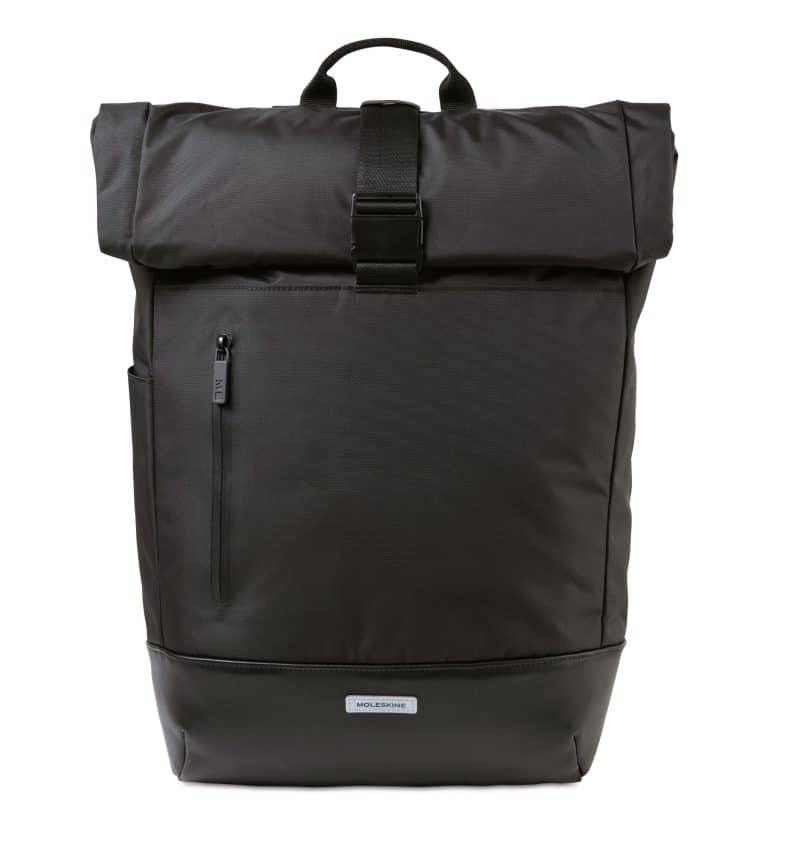 Custom Moleskine Metro Rolltop Backpack - Black - 1