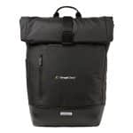 Custom Moleskine Metro Rolltop Backpack - Black