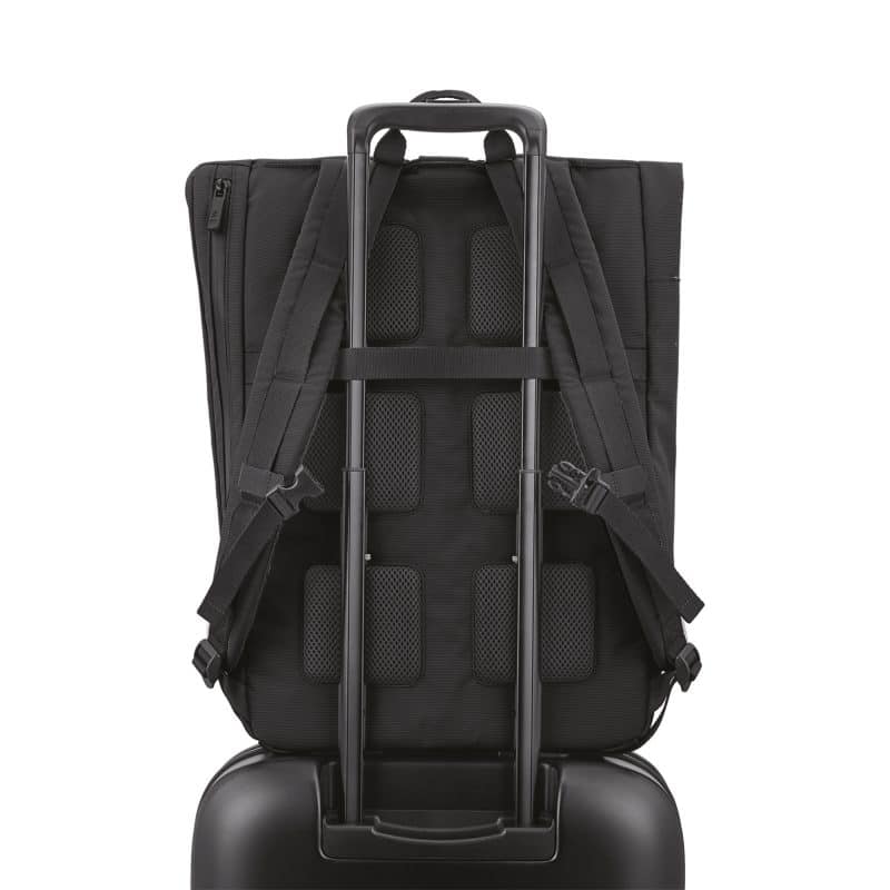 Custom Moleskine Metro Rolltop Backpack - Black - 9
