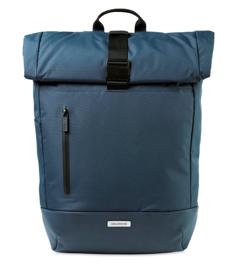 Custom Moleskine Metro Rolltop Backpack - Sapphire Blue - 1