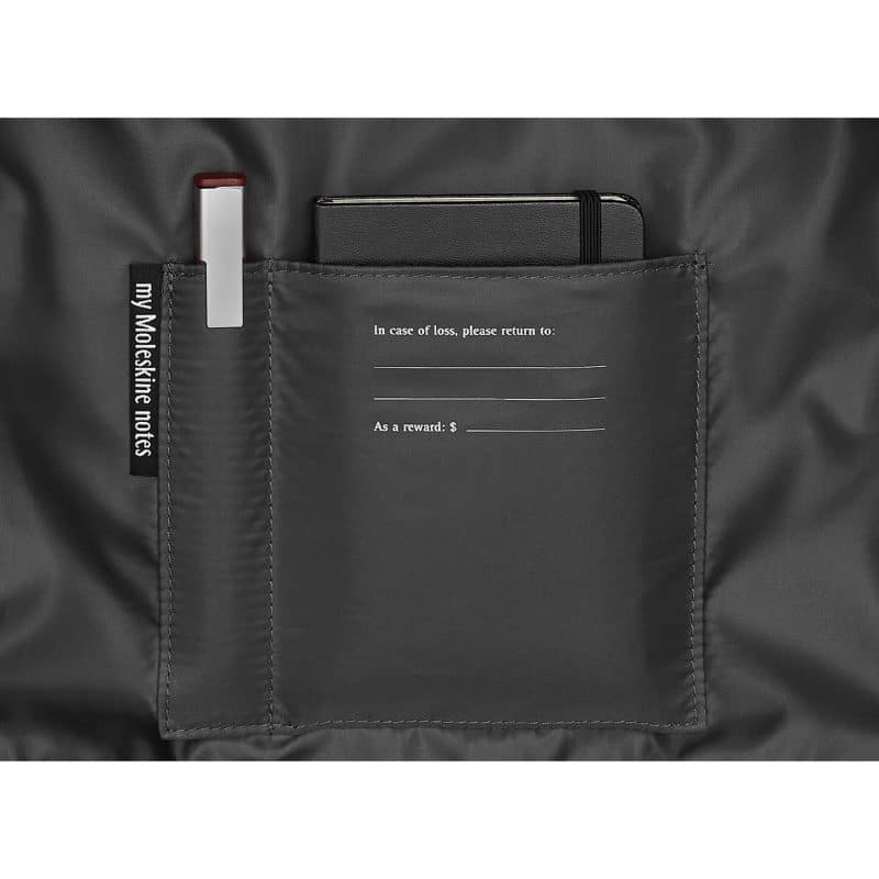 Custom Moleskine Notebook Backpack - Slate Grey - 4