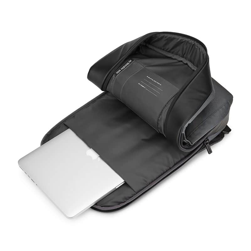 Custom Moleskine Notebook Backpack - Slate Grey - 5
